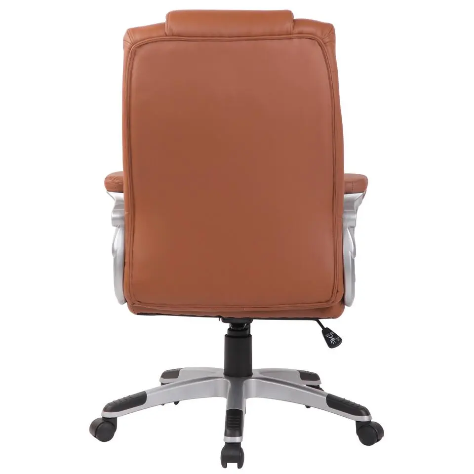 CLP Bureaustoel Texas V2 grijs Frame - Kunstleer - licht bruin