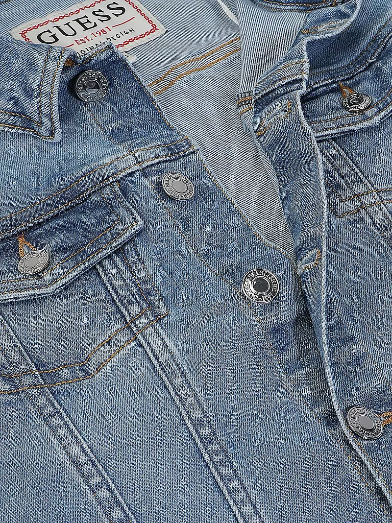 GUESS Mädchen Jeansjacke blau
