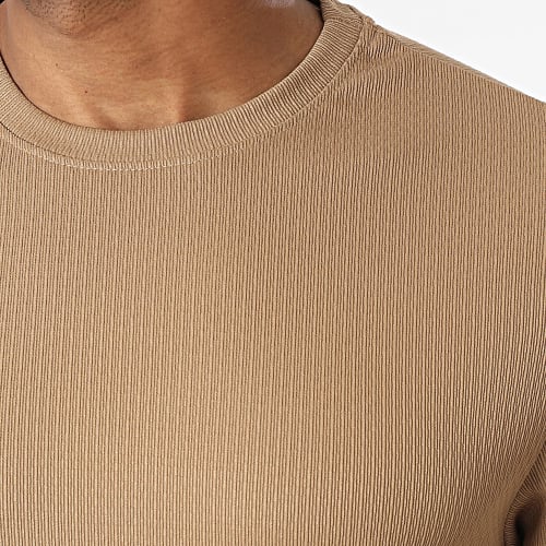 Tee Shirt Manches Longues Marron