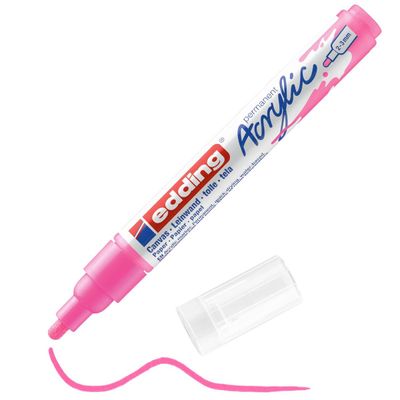 Edding 5100 - Marqueur acrylique - rose fluo