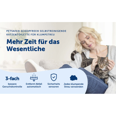 PetSafe ScoopFree® selbstreinigende Katzentoilette