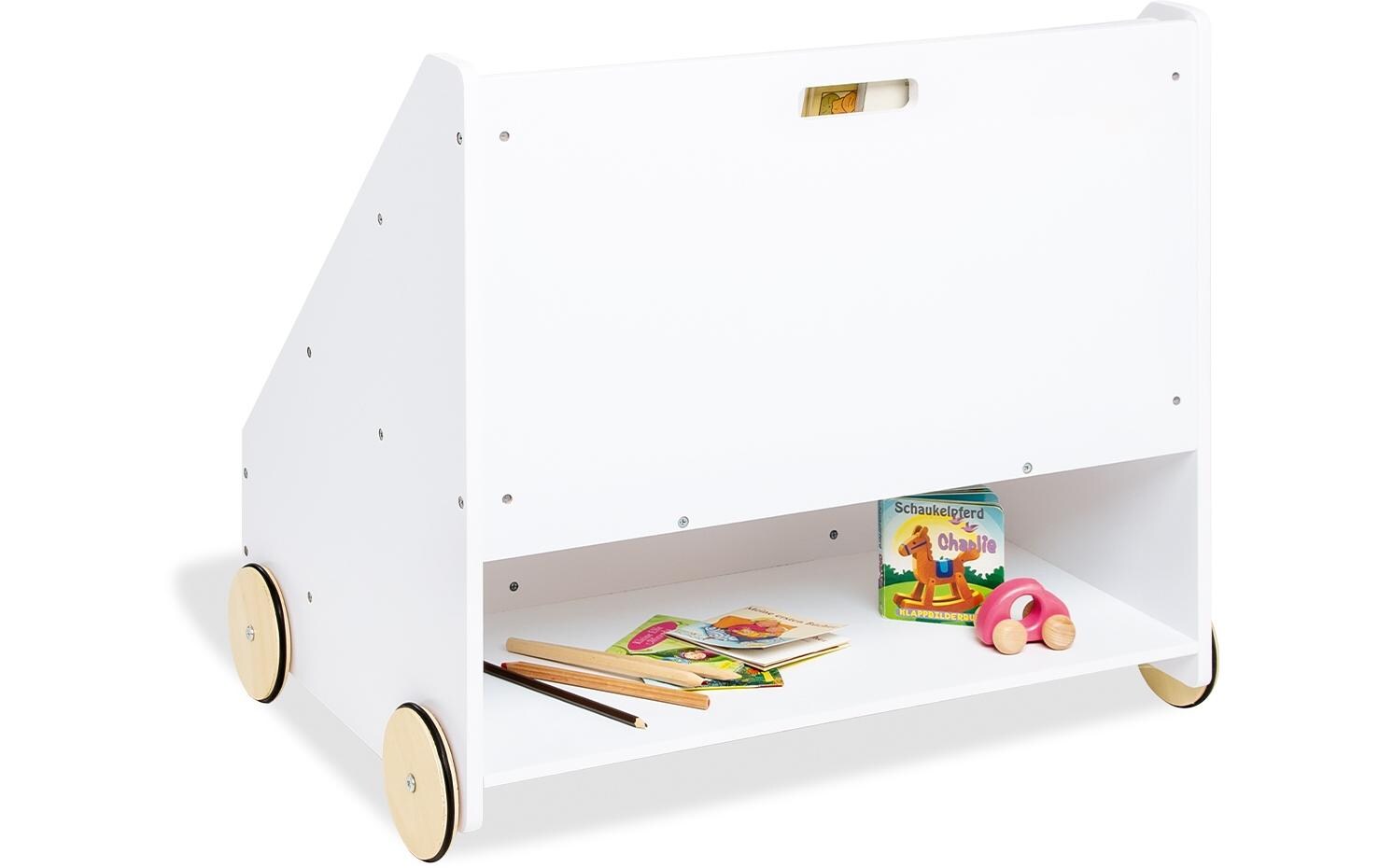 Bücherregal LasseKinder-Bücherregal mit Rollen