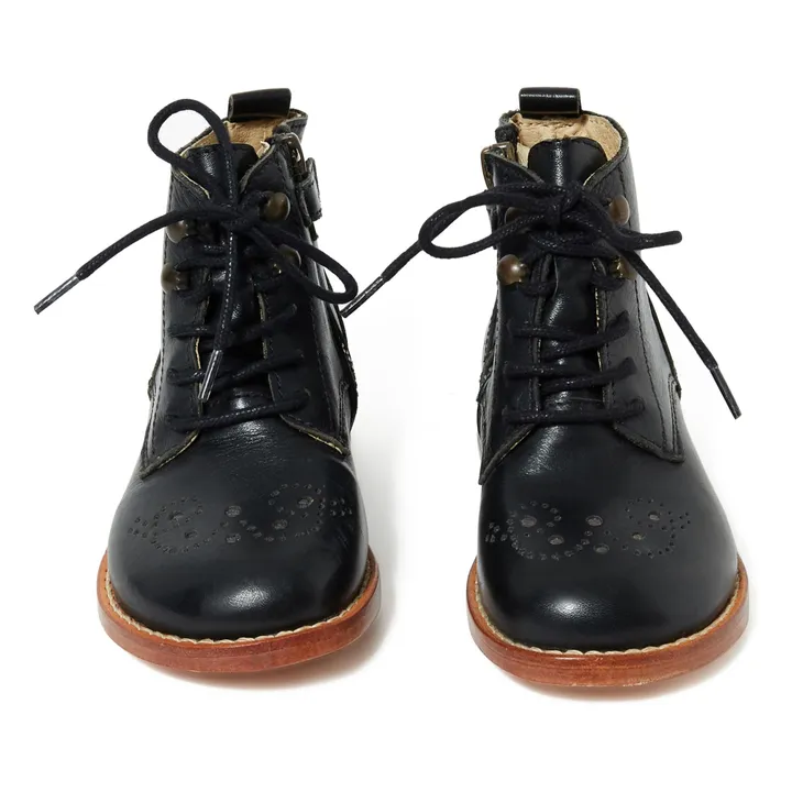 Young Soles Bottines Lacets Buster | Noir