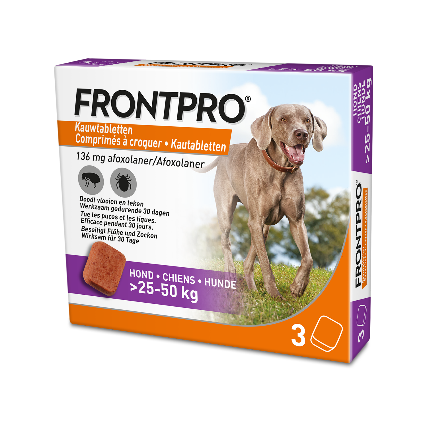FRONTPRO Kauwtabletten Hond