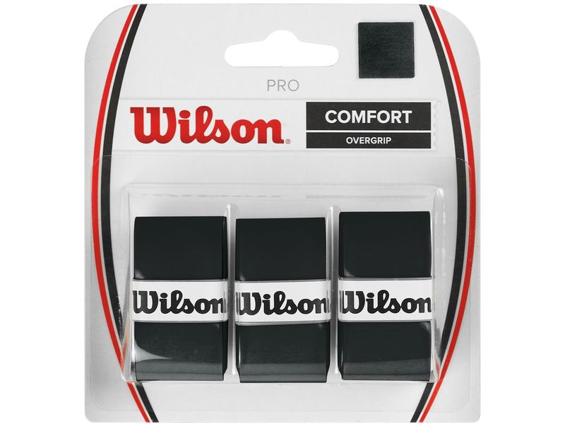 Wilson Over Grip Tennis Grip Pro Schwarz Ersatz-Griffband für Tennis-Schläger