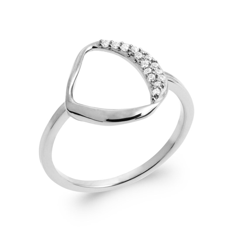Bague Femme - Argent 925 - Oxyde de zirconium