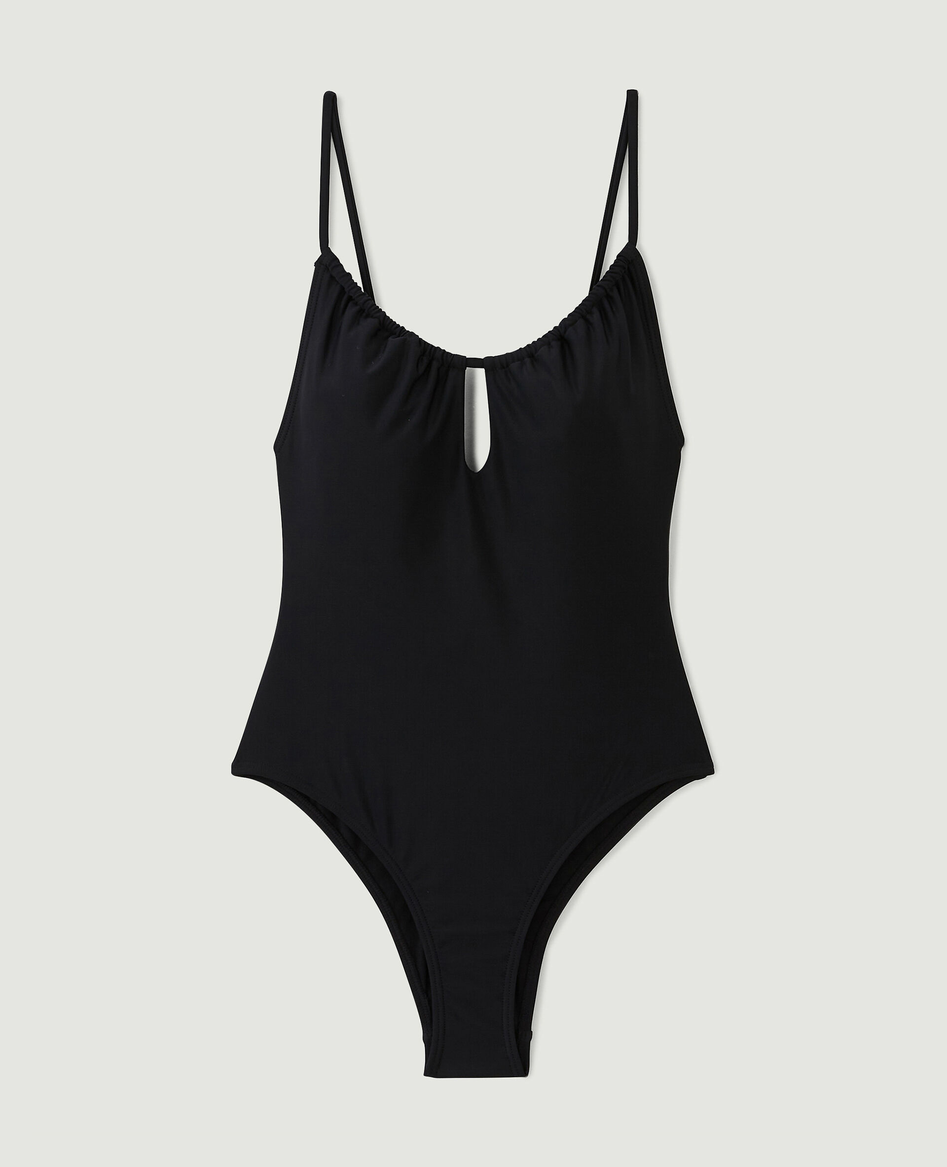 Maillot de bain 1 pièce avec découpe - Noir