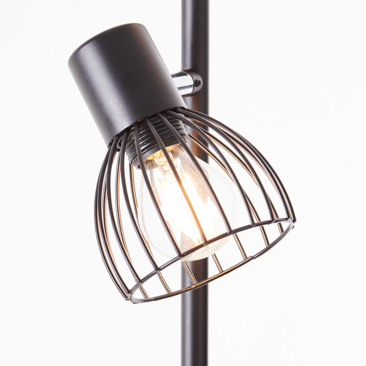 Brilliant Stehlampe »Blacky« E14 1 Stk. 3flg schwarz matt