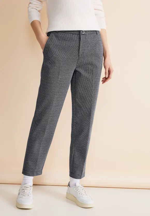 Casual Fit Chinohose - deep blue