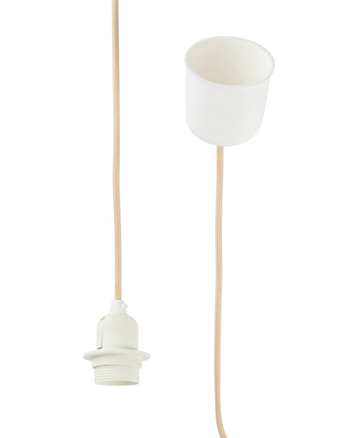 ferm LIVING Textile Lampholder Set - Sand - E27 Sand