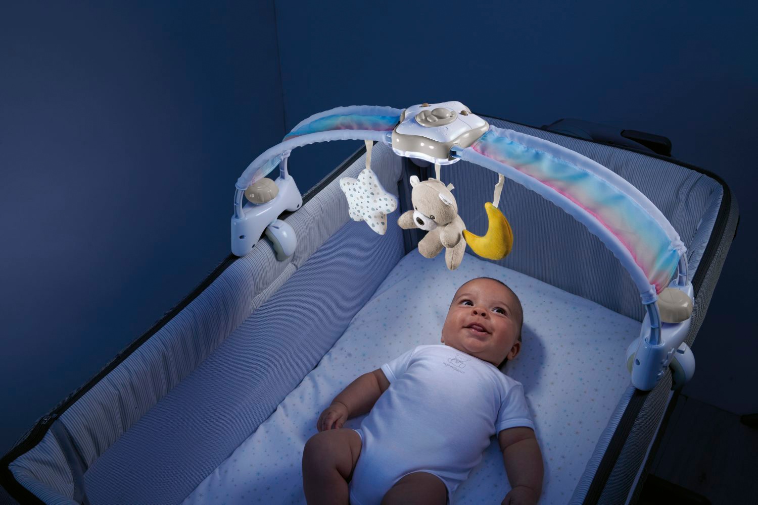 Chicco Spielbogen »Regenbogen-Spielbogen für Kinderbett 2 In 1« mit Licht und Melodien, Neutral