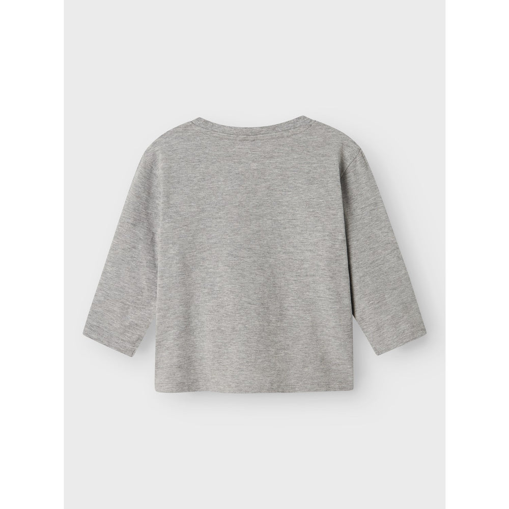 Køb Name It Grey Melange Jeremy Tonka Regular Bluse