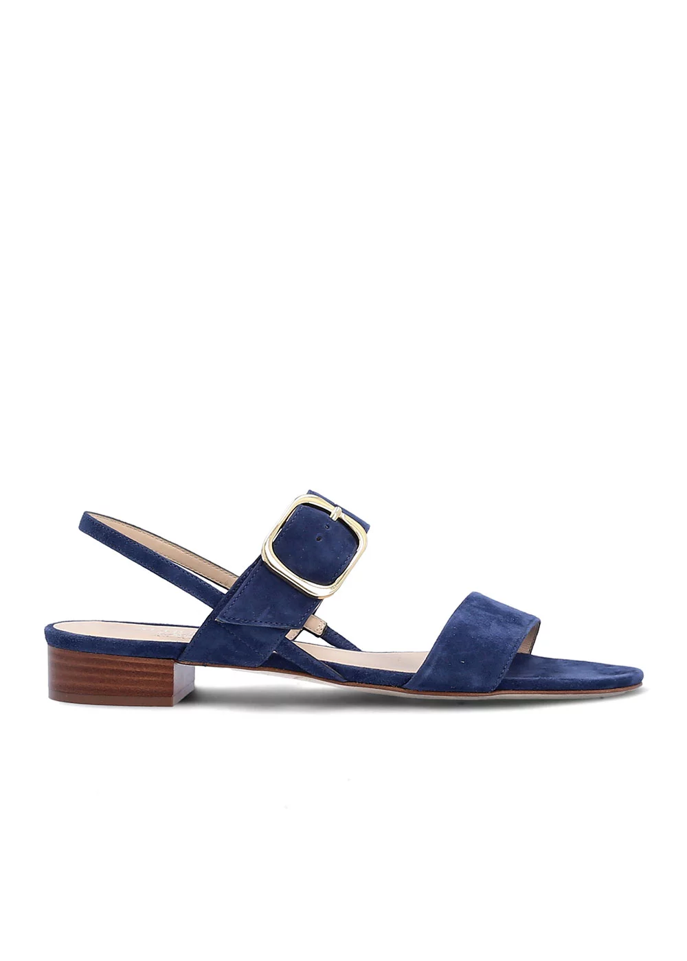 SANDALE POOLE VELOURS MARINE