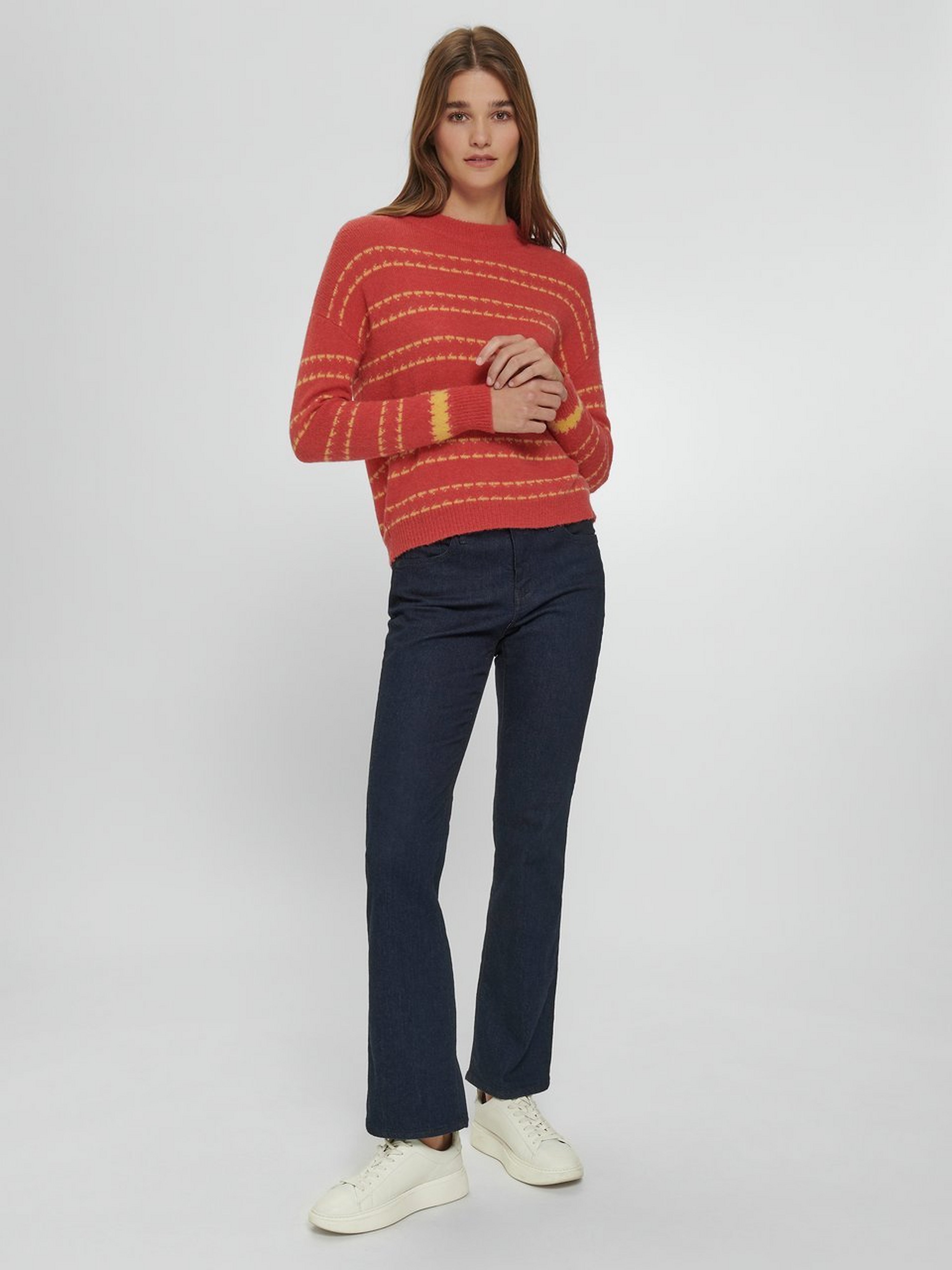 Pullover mit Stehbund