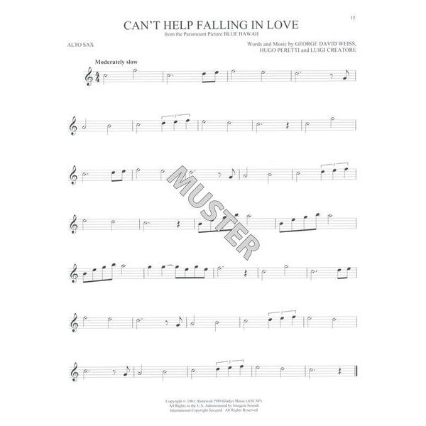 Hal Leonard 101 Movie Hits for Alto Sax.