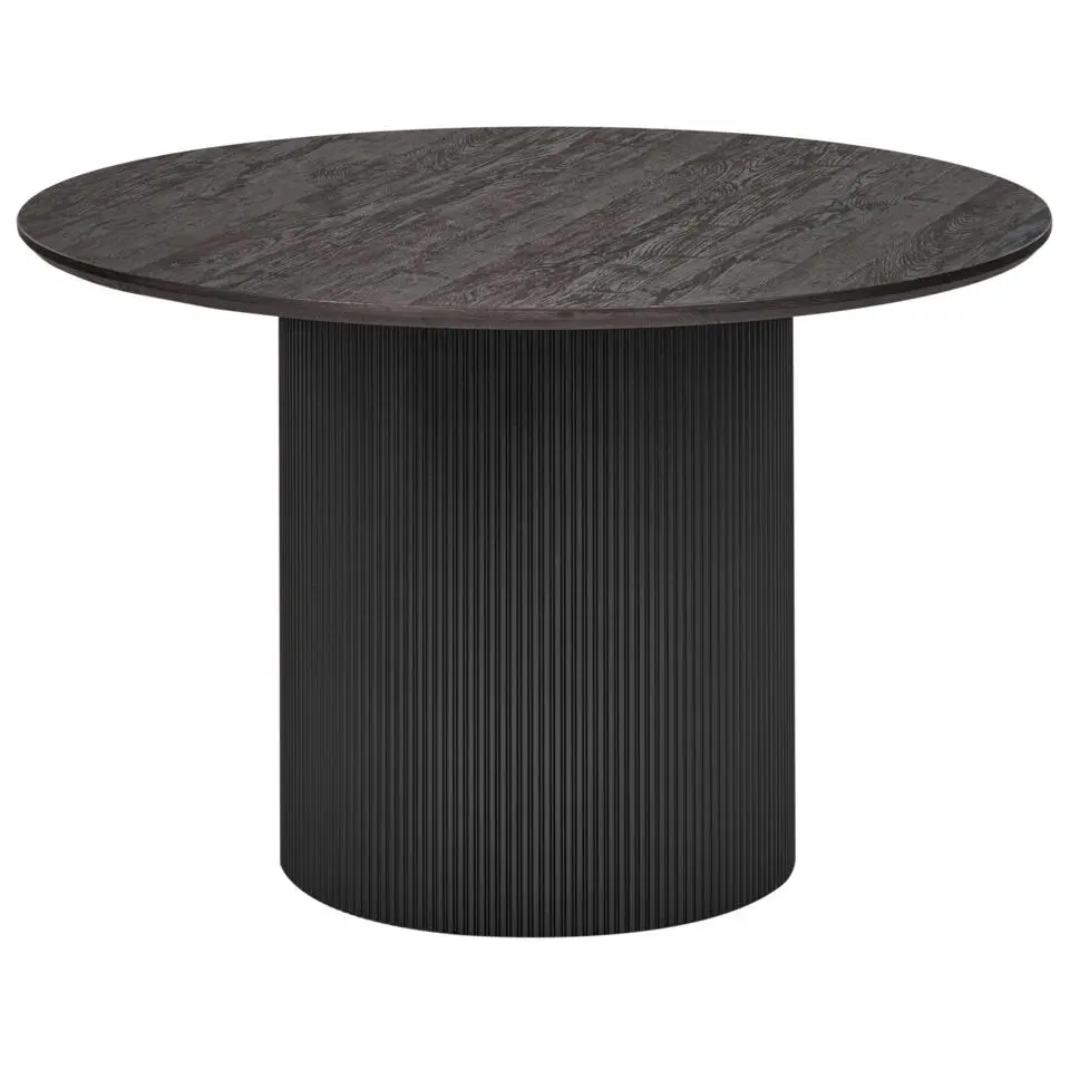 SHEHO - Eettafel - Zwart - 120 cm - MDF