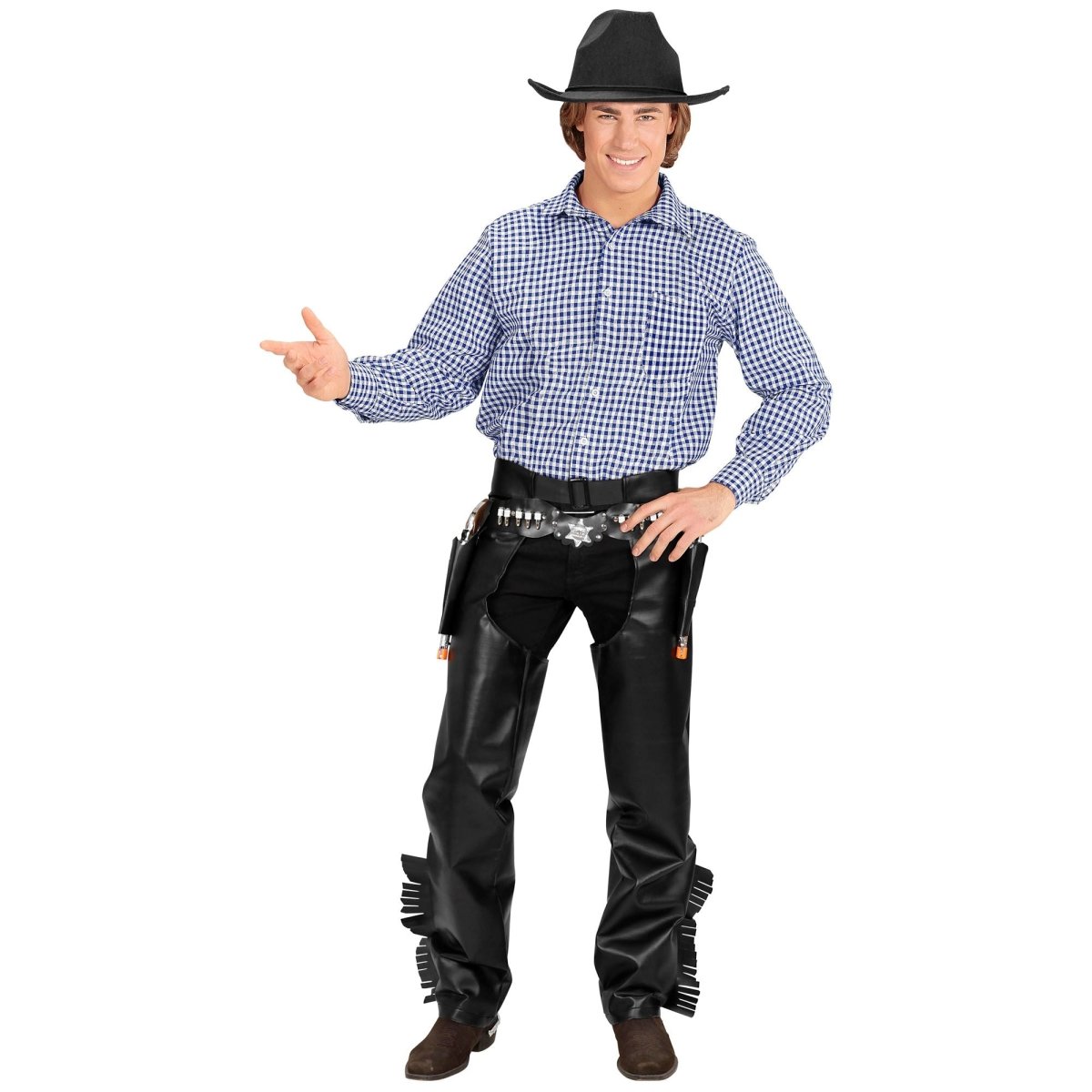 Oktoberfest Shirt Blauw Wit Heren