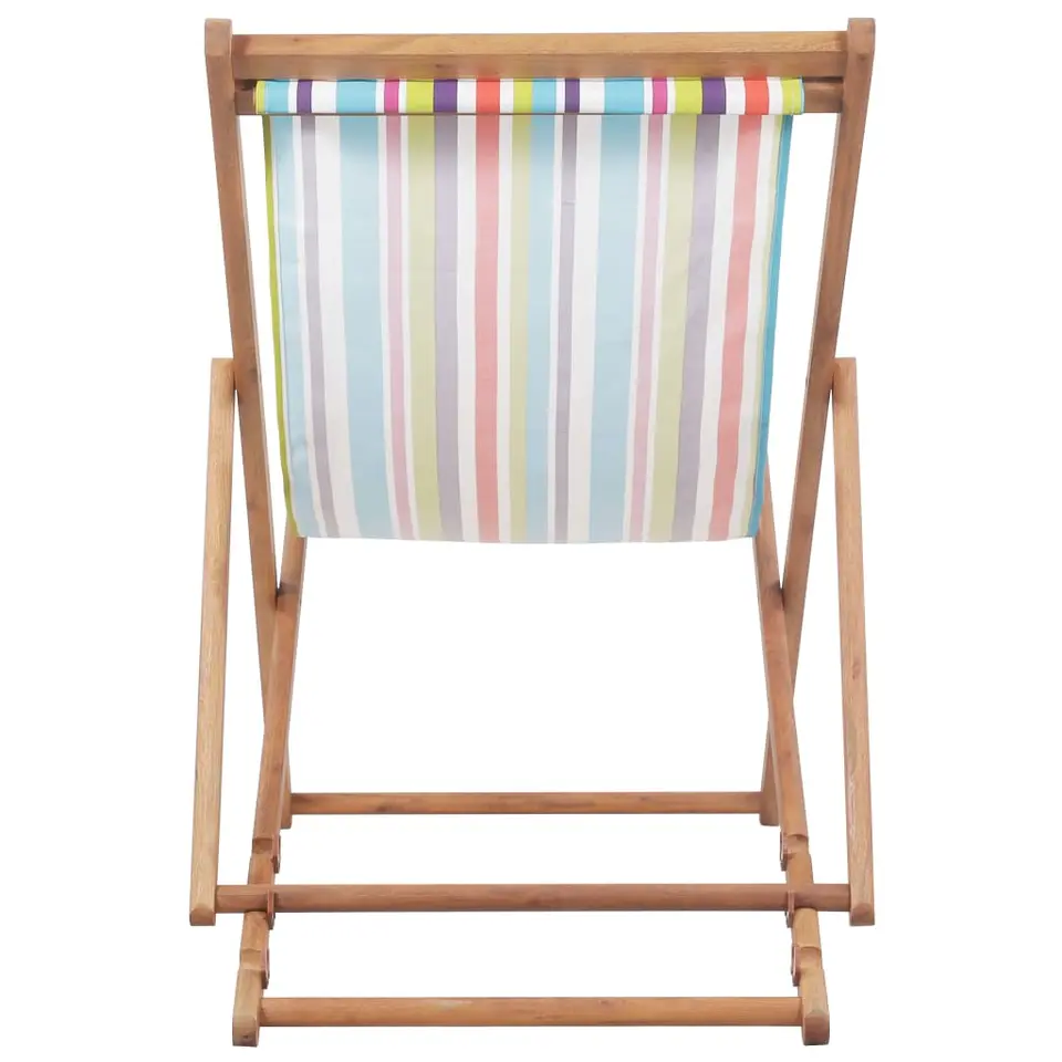 vidaXL - Strandstoel - Multikleur - Stof