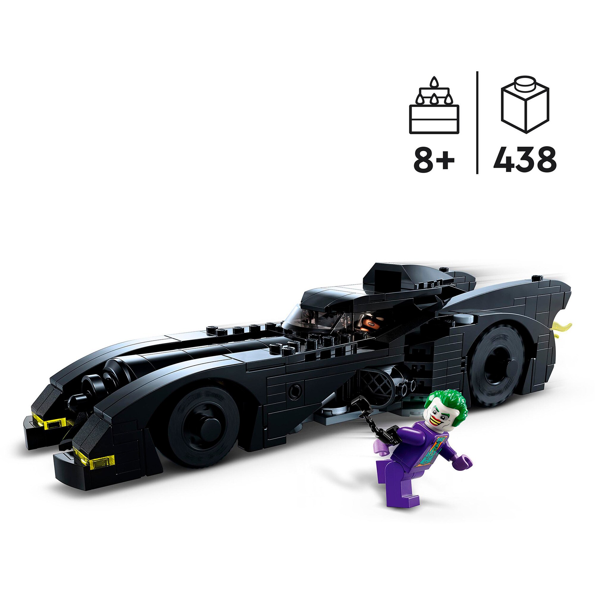 LEGO Konstruktionsspielzeug DC Super Heroes - Batmobile: Batman verfolgt den Joker