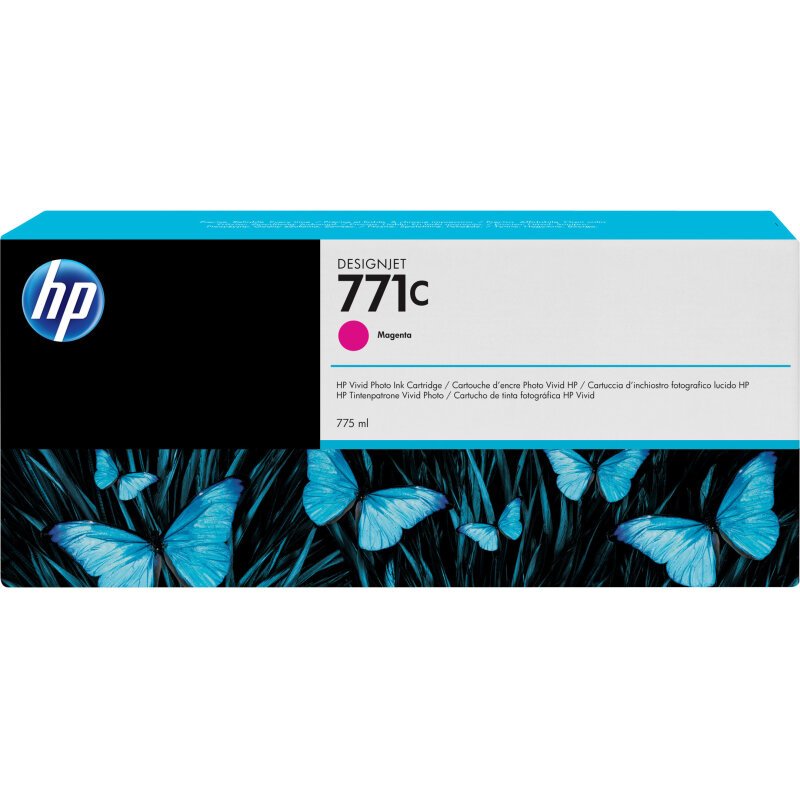 HP 771C cartouche d'encre DesignJet magenta, 775 ml