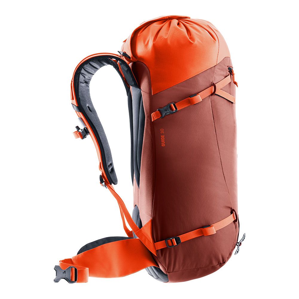 Deuter GUIDE 30L - Sac À dos Homme redwood-papaya