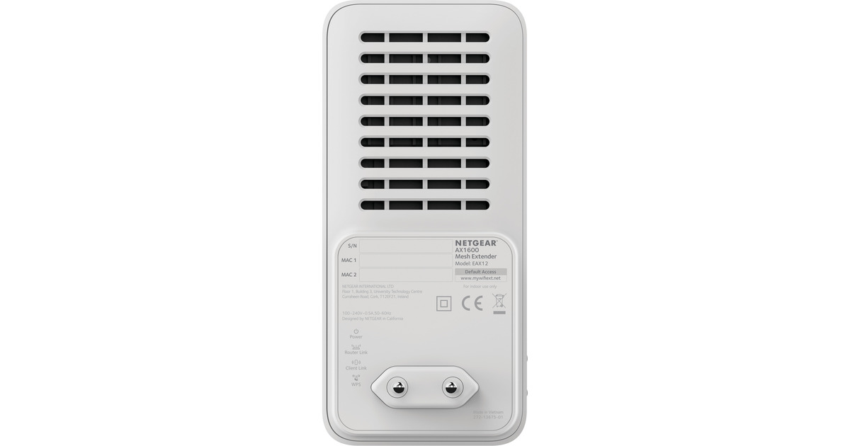 NetgearAX3000 4-Stream WiFi 6 Extender repeater  (Beige, Dual band)