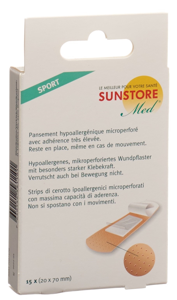 Sun Store Sport-Pflaster<br>15 Stück