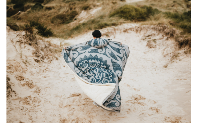 Bentcho Schlafsack 4 in 1 Schlafsack / Decke / Poncho / Wendetasche 160 x 200 cm