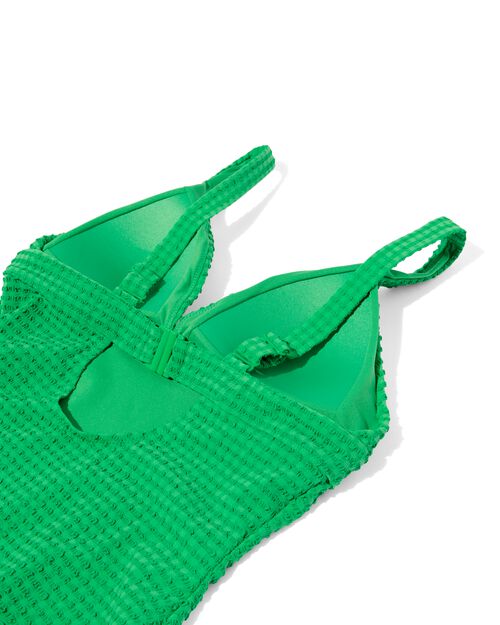 maillot de bain femme fermeture dans le dos vert