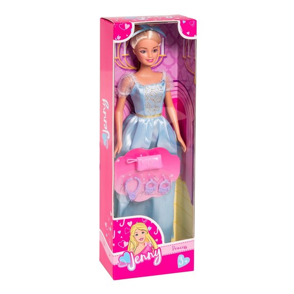 Poupée Jenny Princesse Robe Bleue