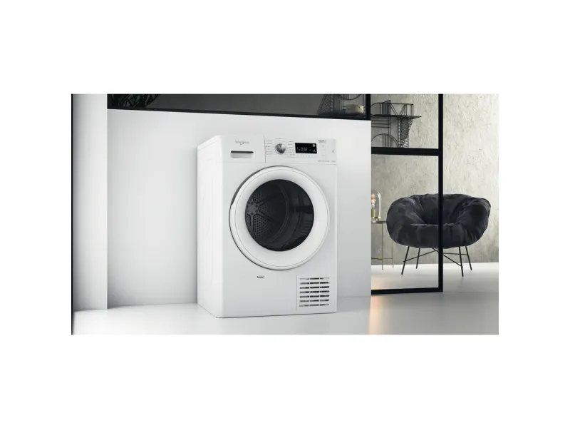Whirlpool FFT M11 72 EE - Tørremaskine - bredde: 59.5 cm - dybde: 64.9 cm - højde: 84.9 cm - frontbetjening - hvid