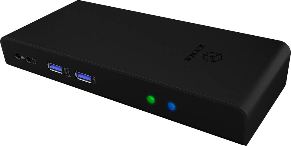 ICY BOX Laptop-Dockingstation »ICY BOX USB 3.0 Notebook DockingStation, DisplayLink, 2x HDMI«