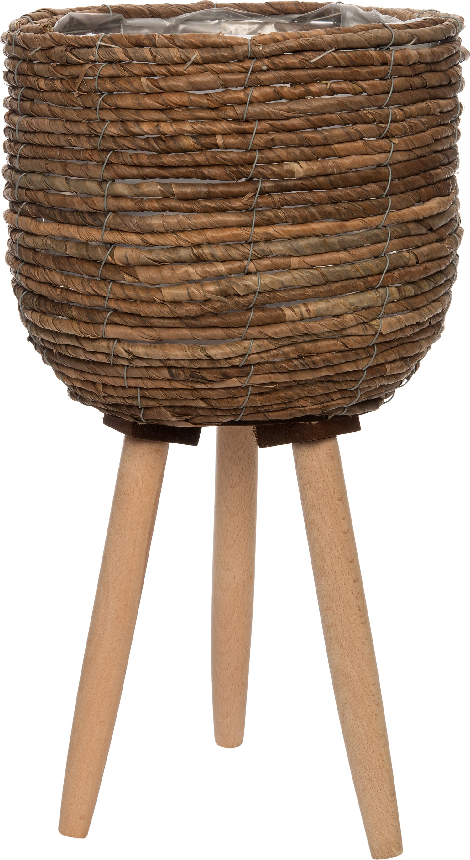 Intratuin bloempot blad bruin 46 cm