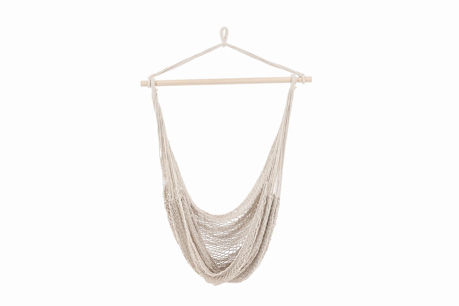 Kalino hangende tuinstoel, gebroken wit. 110 x 34 x 135 cm