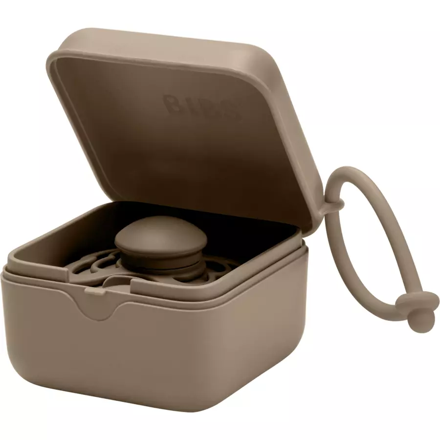 BIBS® Schnullerbox Dark Oak