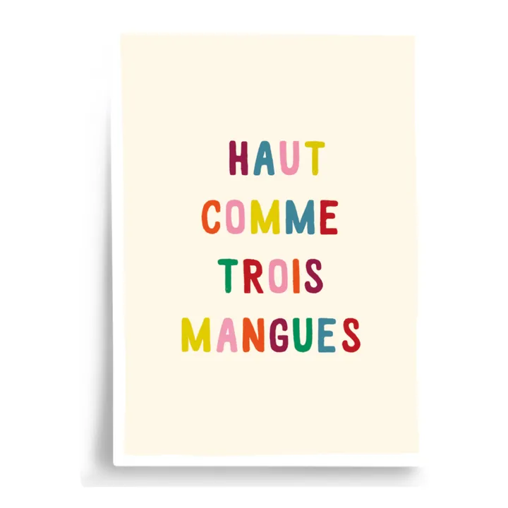 Taxi Brousse Affiche Haut comme 3 mangues
