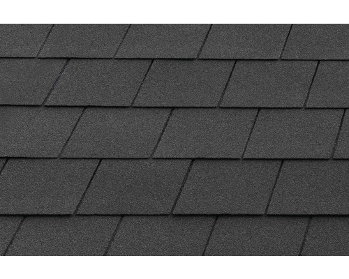 Enkele carport SKAN HOLZ Wallgau inclusief zwarte shingles en H-paalankers 380 x 600 cm geïmpregneerd