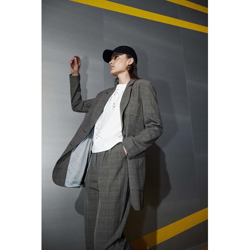 Copenhagen Muse Tailor Bukser, Black w. Jet Stream, L