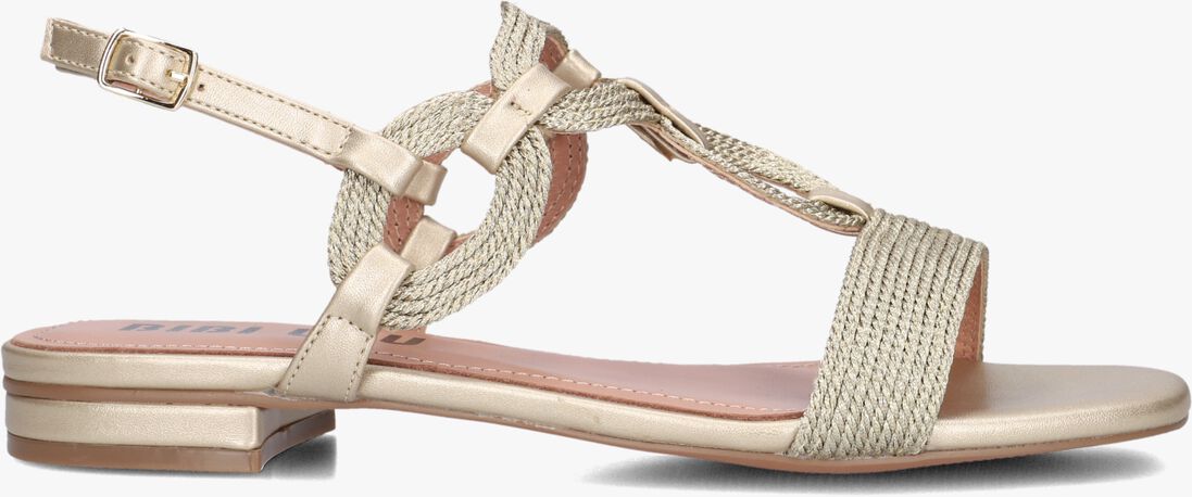 goudkleurig bibi lou platte sandalen 855z94hg