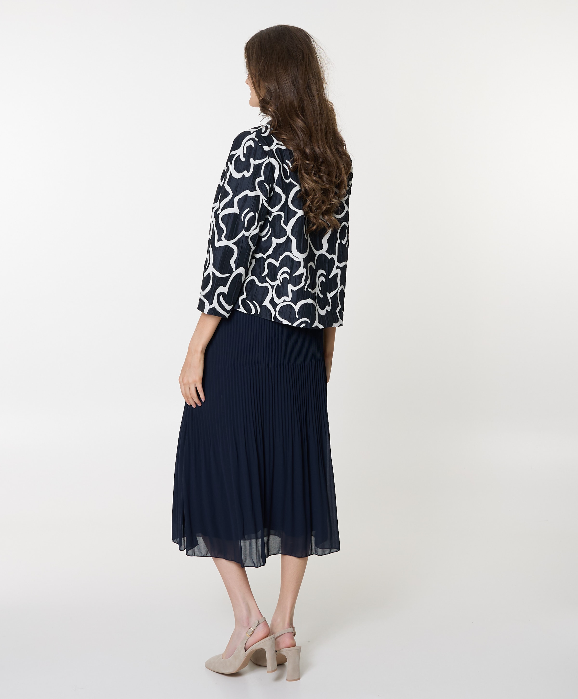 Frank Walder Dames rok blauw