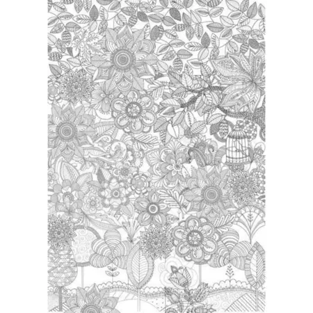 Idena Ausmalposter Blumen und Garten ca. 59,4 x 84 cm