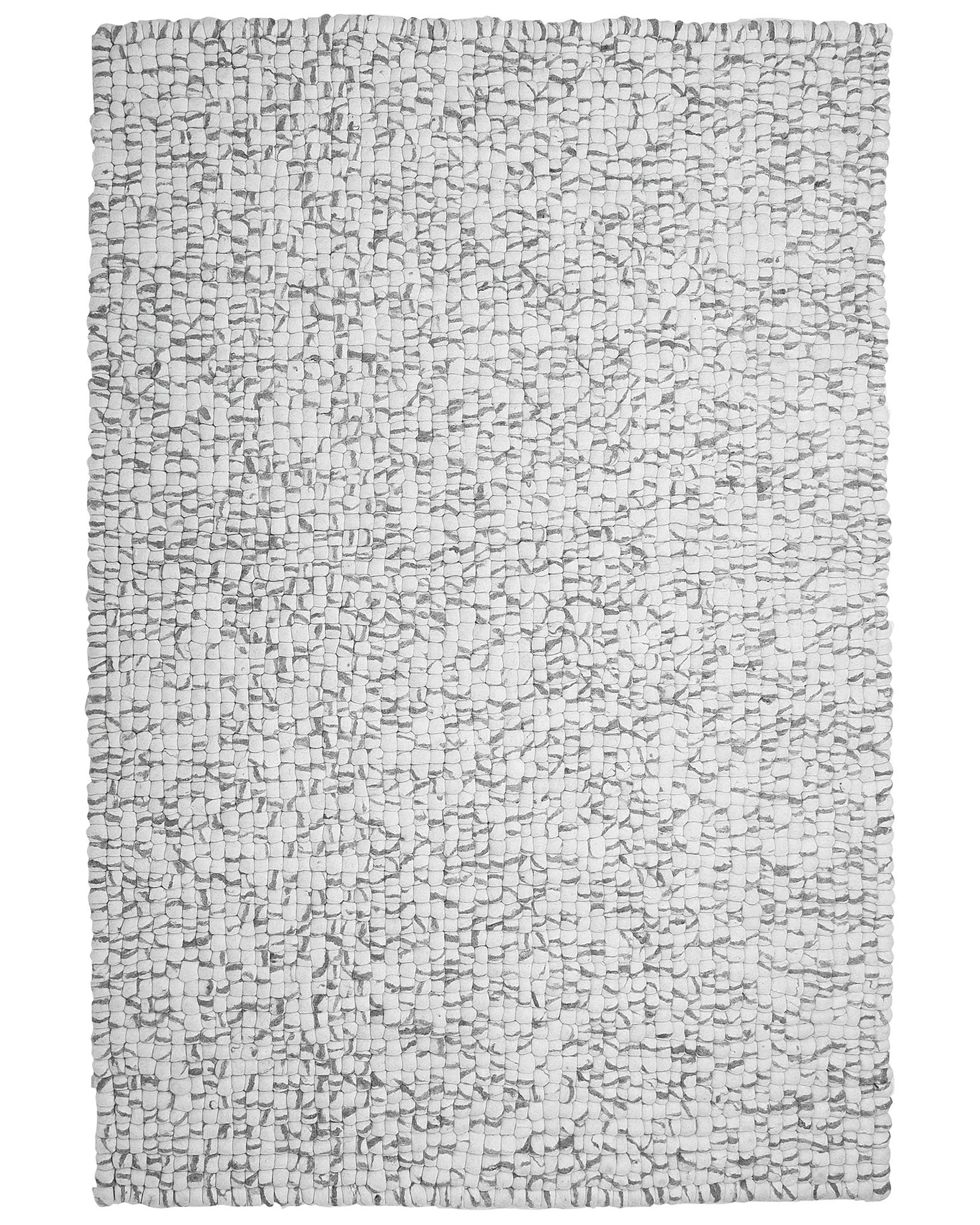 Vloerkleed AMDO Lichtgrijs 160 x 230 cm