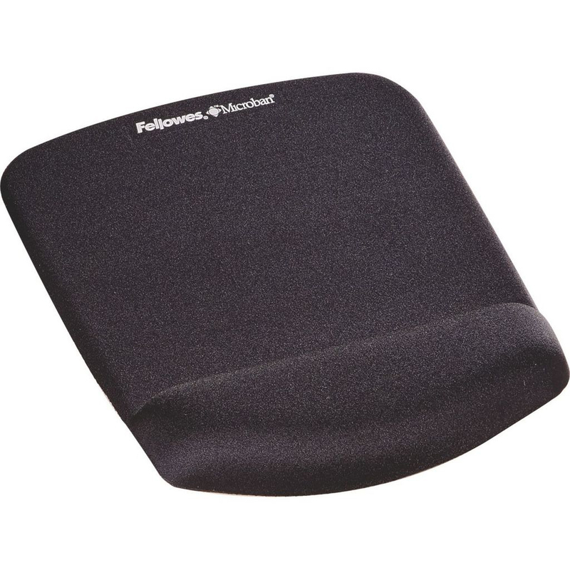 Fellowes Mausmatte mit Handgelenkauflage PlushTouch, schwarz