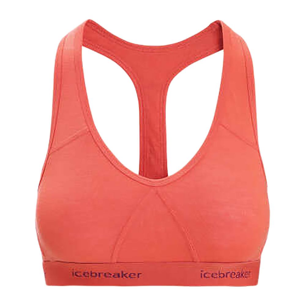 Icebreaker SPRITE RACERBACK - Brassière Femme vibrant earth