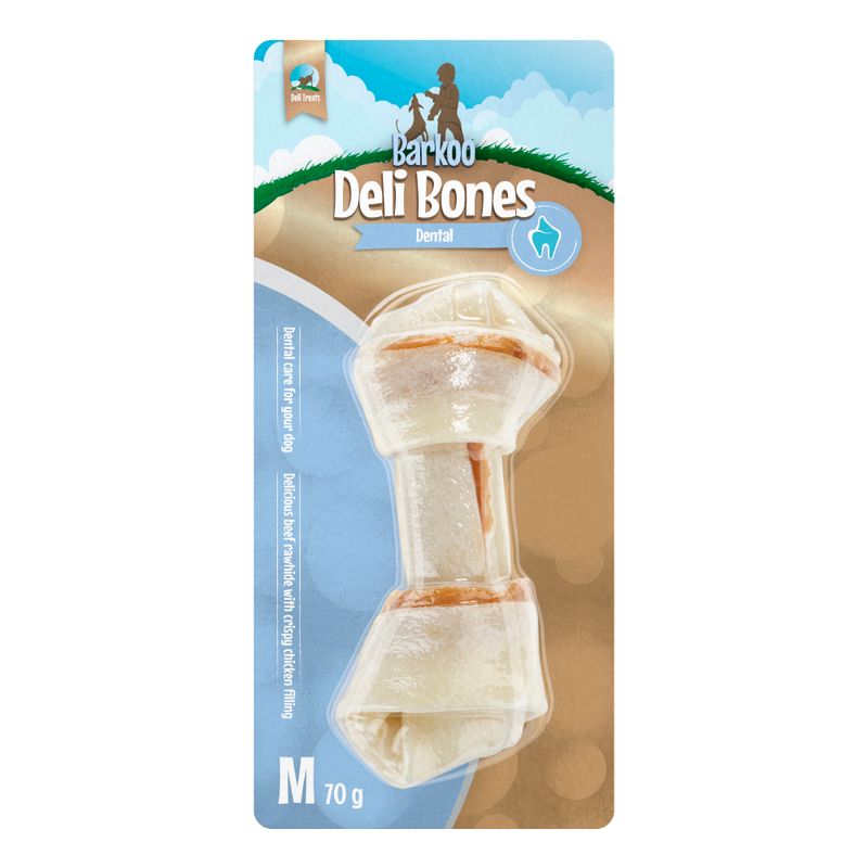 Barkoo Deli Bones Dental Os à mâcher pour chien