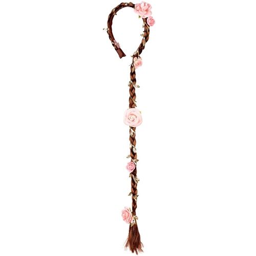 Souza for kids diadeem met vlecht taylor - bruin