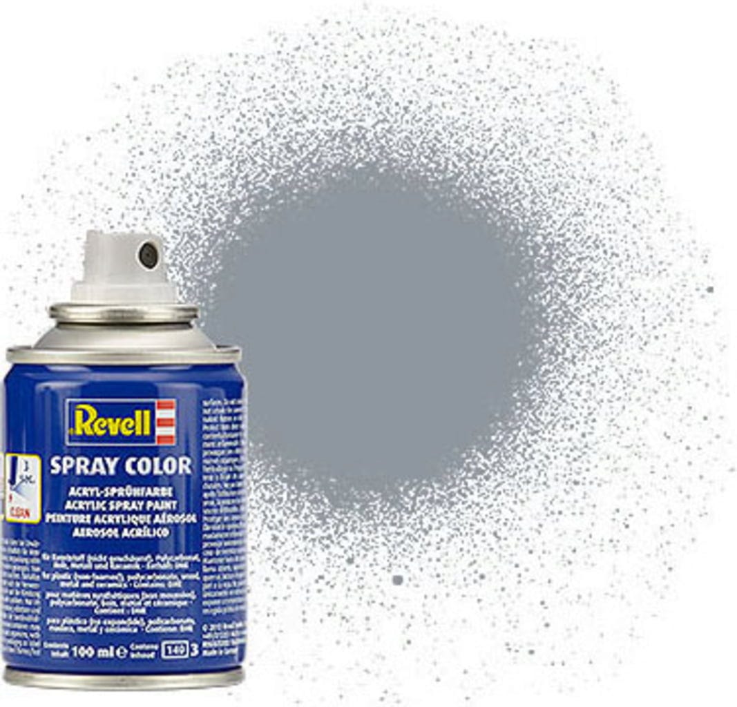 Revell  Spray eisen, metallic, 100 ml    Sprühlack für viele verschiedene Materialien