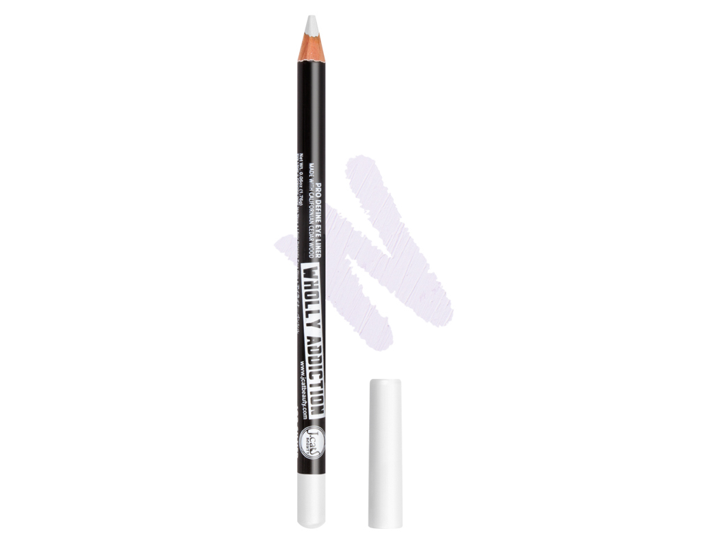 DELINEADOR OLHOS JCAT WHOLLY ADDICTION CLEAN WHITE