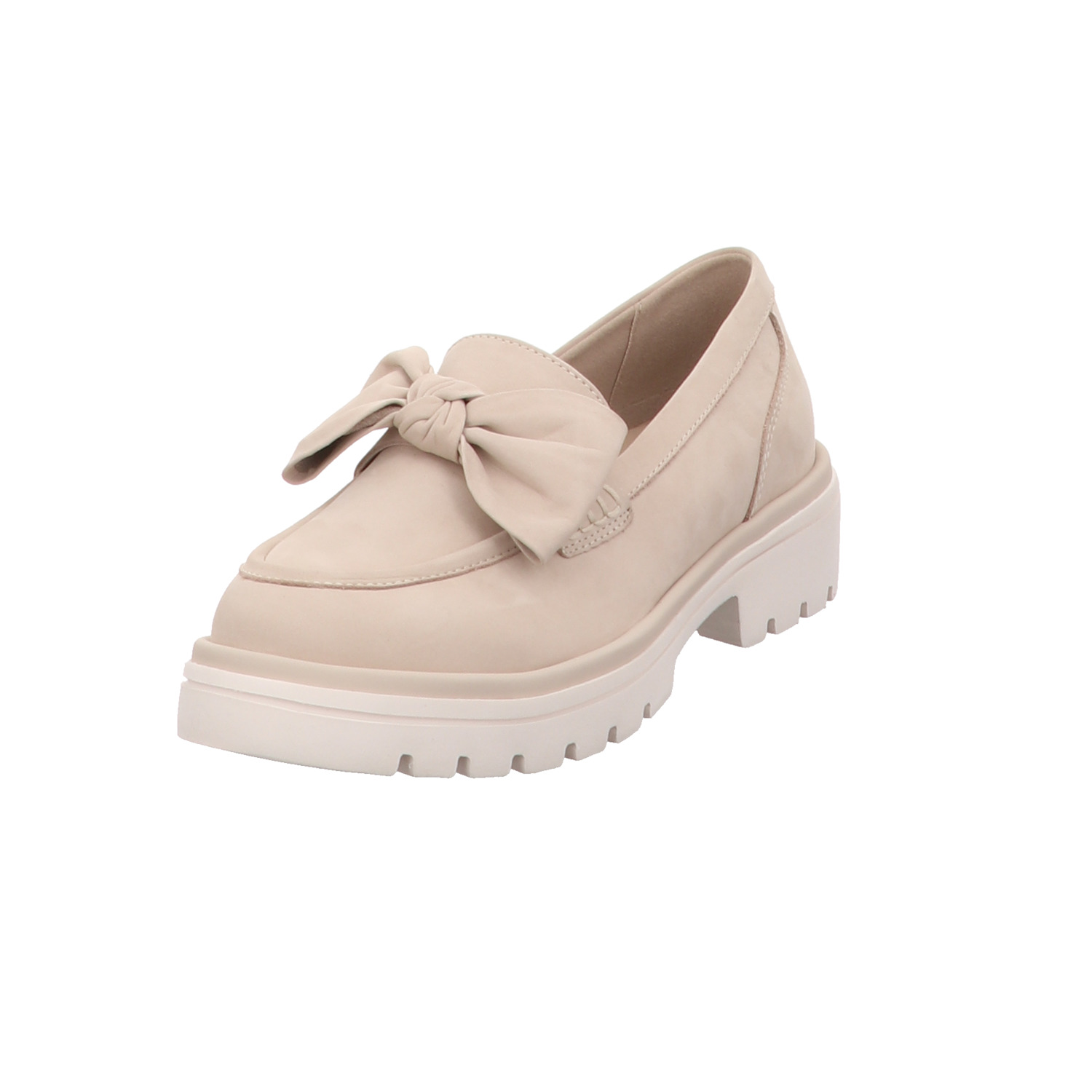 Caprice Loafer beige weiss/weiss kombi