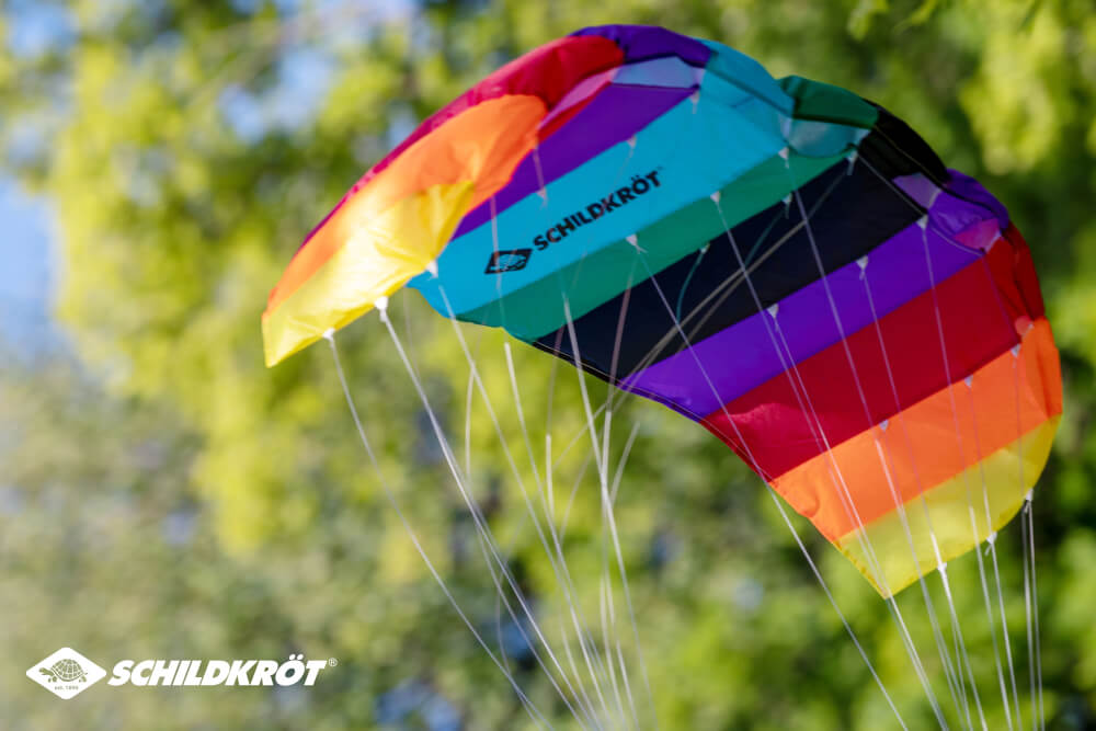 Schildkröt Funsports - Dual Line SPORT KITE1.3, incl. Carrybag, Rainbow